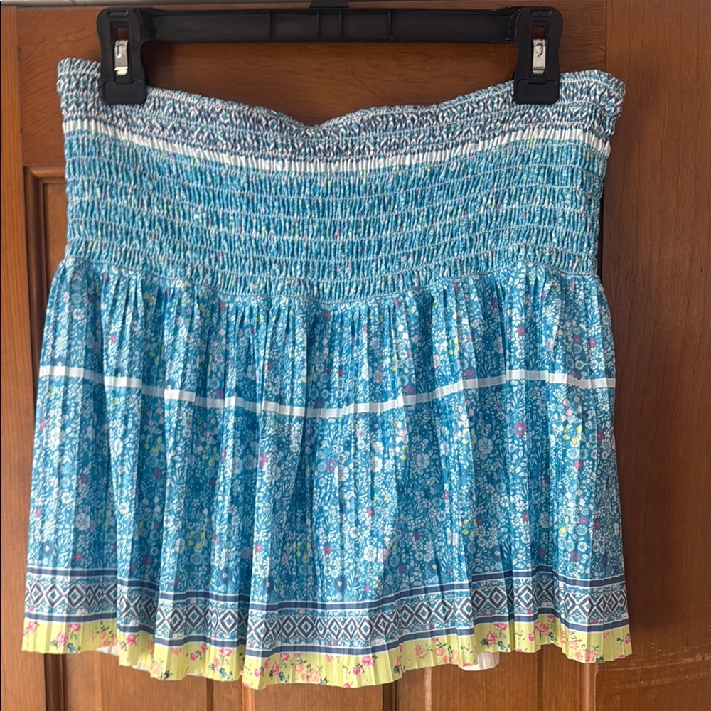 Floral Blue Skirt